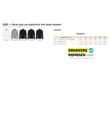 Kariban K280 | Heren polo piqué lange mouw