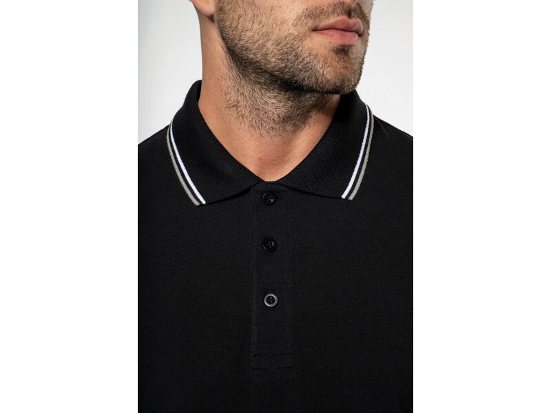 Kariban K280 | Heren polo piqué lange mouw