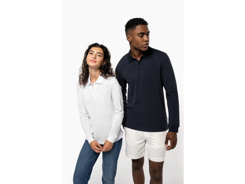 Kariban K2028 | Damespolo Bio180 piqué lange mouwen