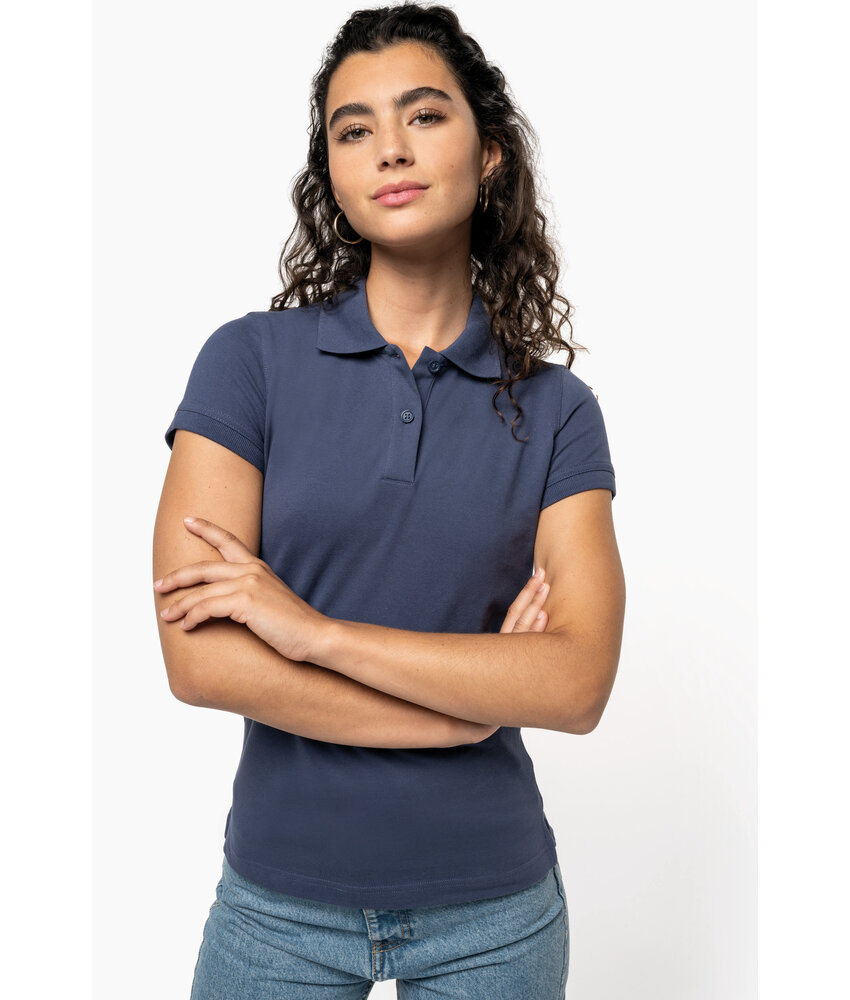 Kariban Piquépolo korte mouwen dames