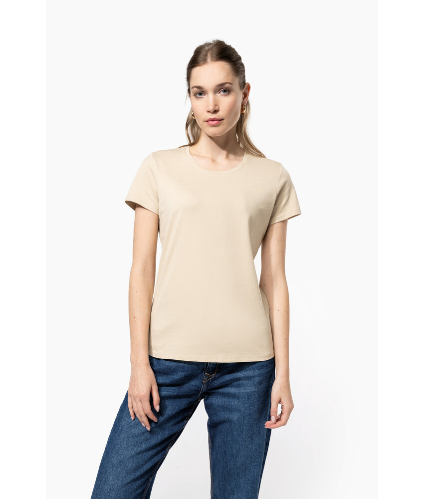Kariban Dames T-shirt ronde hals korte mouwen