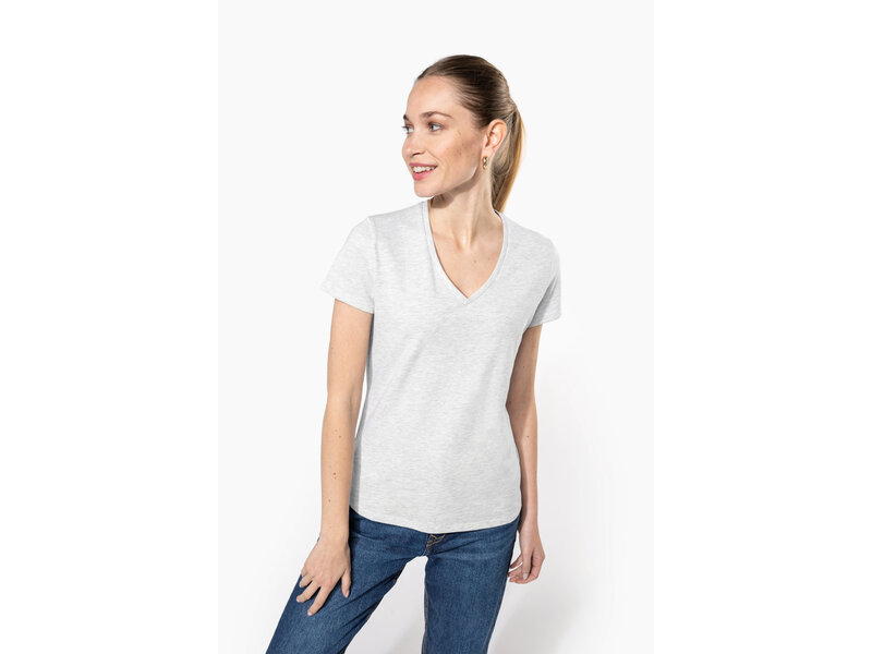Kariban K381 | Dames T-shirt V-hals korte mouwen