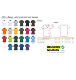 Kariban K381 | Dames T-shirt V-hals korte mouwen