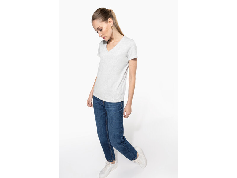 Kariban K381 | Dames T-shirt V-hals korte mouwen