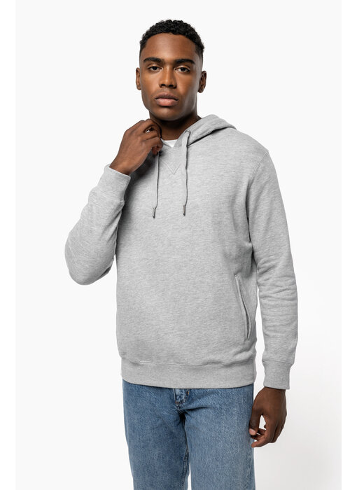 Kariban Ecologische uniseks sweater met capuchon