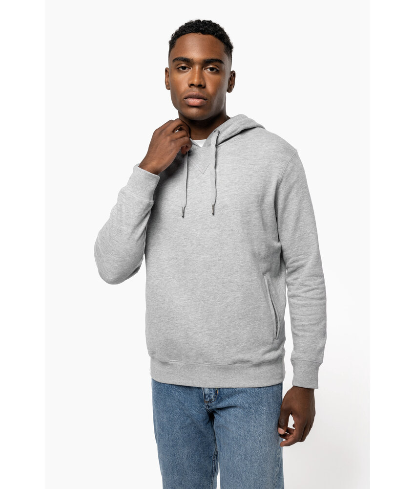 Kariban Ecologische uniseks sweater met capuchon