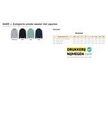 Kariban K4009 | Ecologische uniseks sweater met capuchon