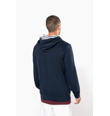 Kariban K4013 | Unisex sweater met capuchon met contrasterend motief