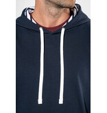 Kariban K4013 | Unisex sweater met capuchon met contrasterend motief
