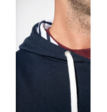 Kariban K4013 | Unisex sweater met capuchon met contrasterend motief
