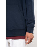 Kariban K4013 | Unisex sweater met capuchon met contrasterend motief