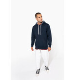 Kariban K4013 | Unisex sweater met capuchon met contrasterend motief