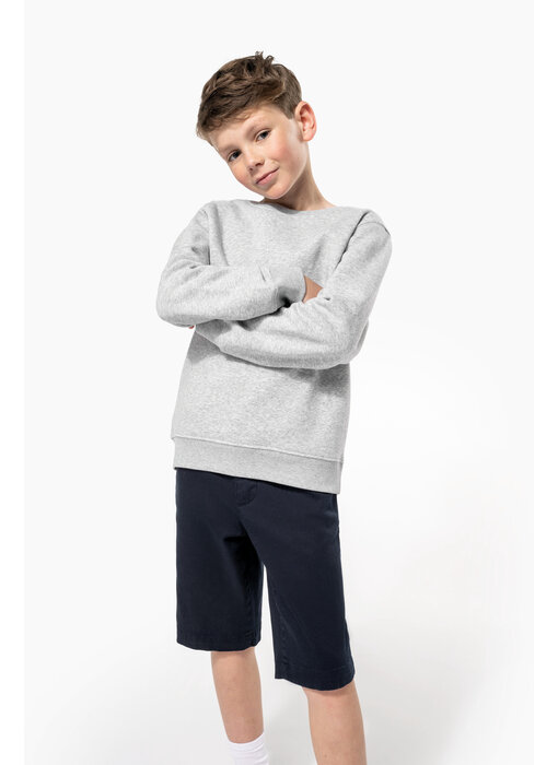 Kariban Kindersweater met ronde hals