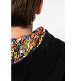 Kariban K4014 | Kinder sweater met contrasterende capuchon met motief