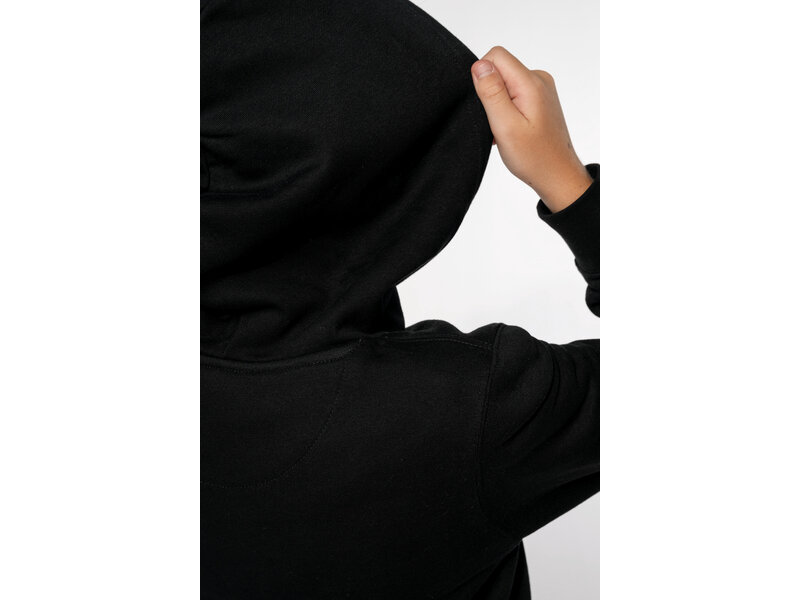 Kariban K4014 | Kinder sweater met contrasterende capuchon met motief
