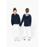Kariban K4014 | Kinder sweater met contrasterende capuchon met motief