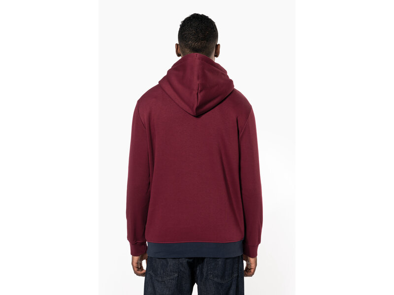 Kariban K4016 | Driekleurige unisex sweater met capuchon