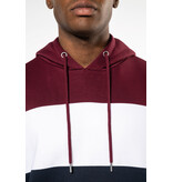 Kariban K4016 | Driekleurige unisex sweater met capuchon