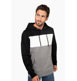 Kariban K4016 | Driekleurige unisex sweater met capuchon