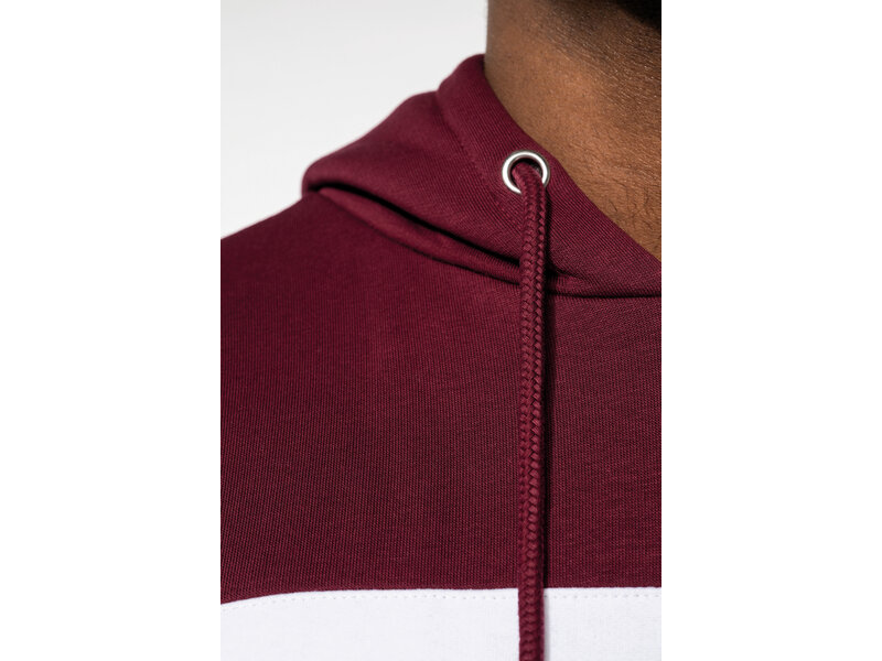 Kariban K4016 | Driekleurige unisex sweater met capuchon