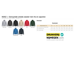 Kariban K4042 | Gerecyclede uniseks sweater met rits en capuchon