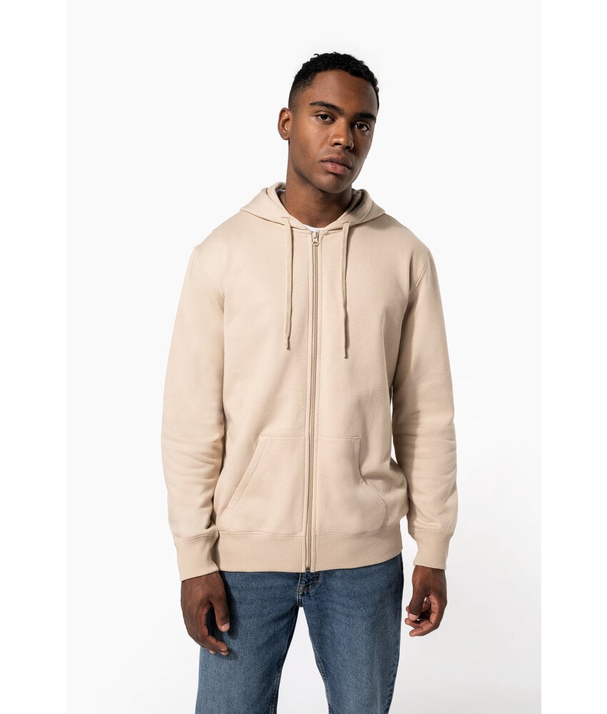 Kariban Gerecyclede uniseks sweater met rits en capuchon