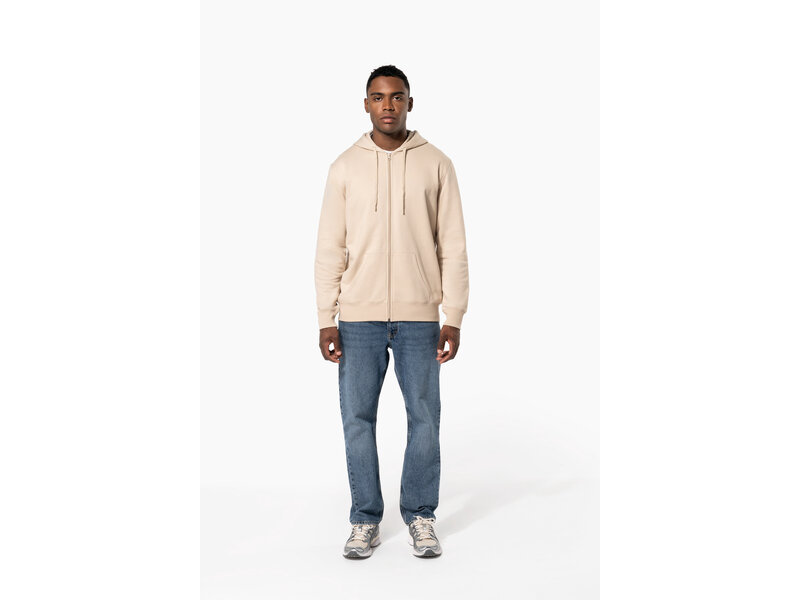 Kariban K4042 | Gerecyclede uniseks sweater met rits en capuchon
