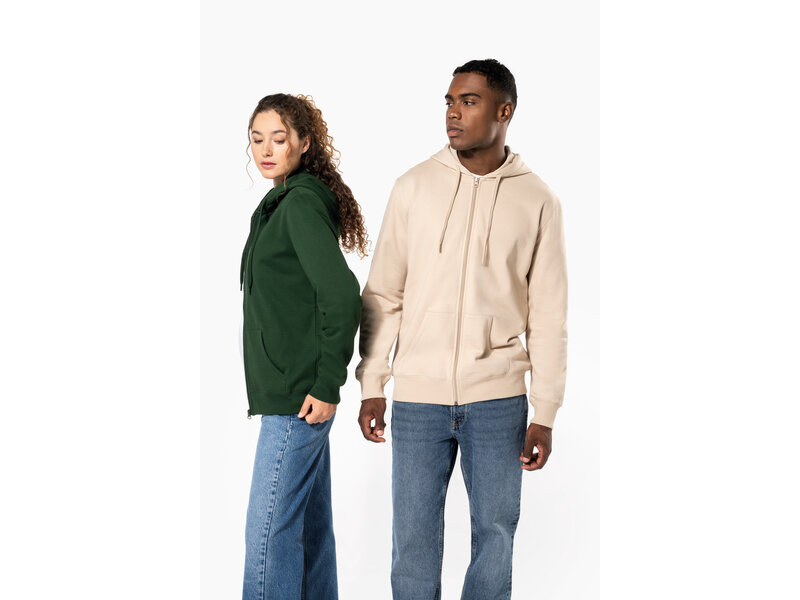 Kariban K4042 | Gerecyclede uniseks sweater met rits en capuchon