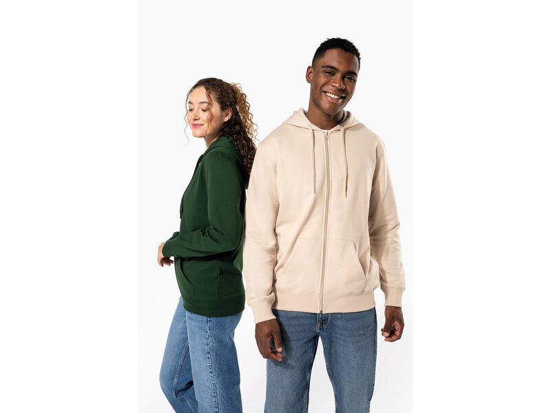 Kariban K4042 | Gerecyclede uniseks sweater met rits en capuchon