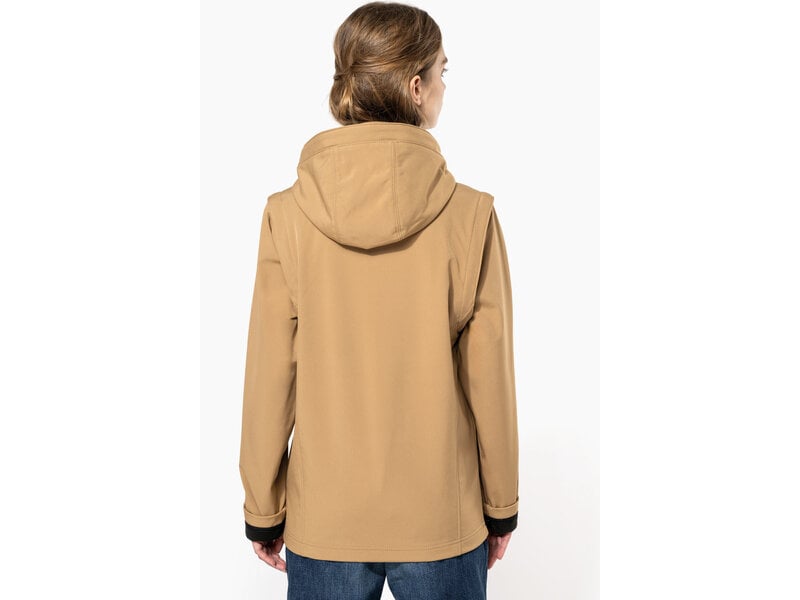 Kariban K422 | 3-laags uniseks softshelljas met afneembare capuchon en mouwen