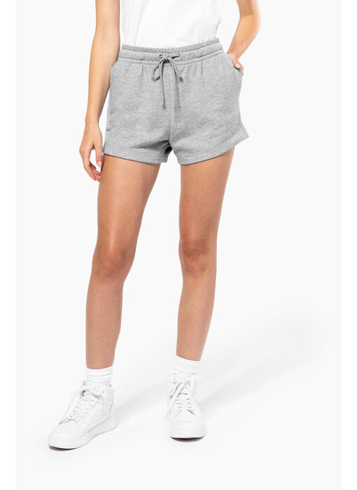 Kariban Ecologische damesshort van french terry