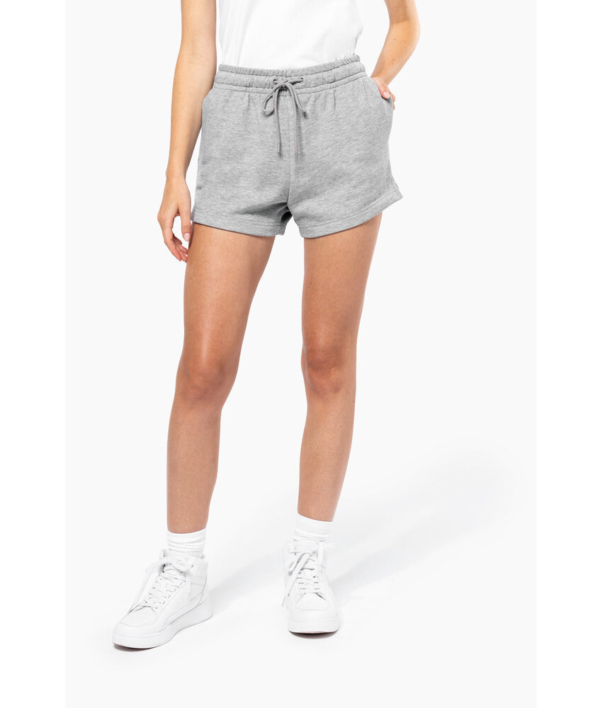 Kariban Ecologische damesshort van french terry