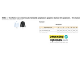 Kariban K584 | Damesoverhemd polykatoen popeline lange mouwen