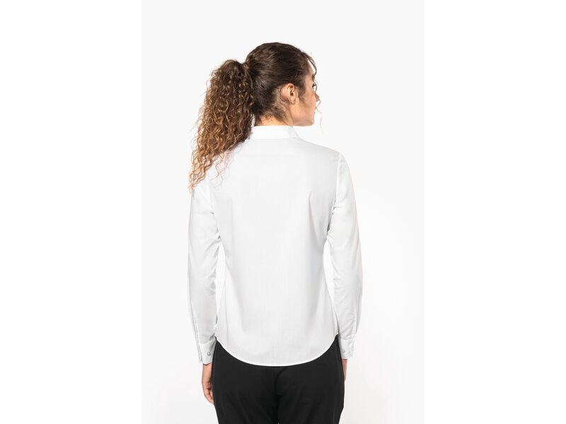Kariban K584 | Damesoverhemd polykatoen popeline lange mouwen