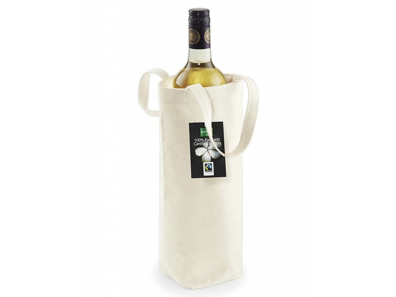 Westford Mill Fairtrade Cotton Bottle Bag