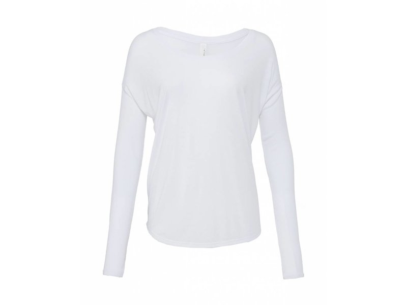 Bella + Canvas Long Sleeve Flowy 2x1 Viscose T-Shirt