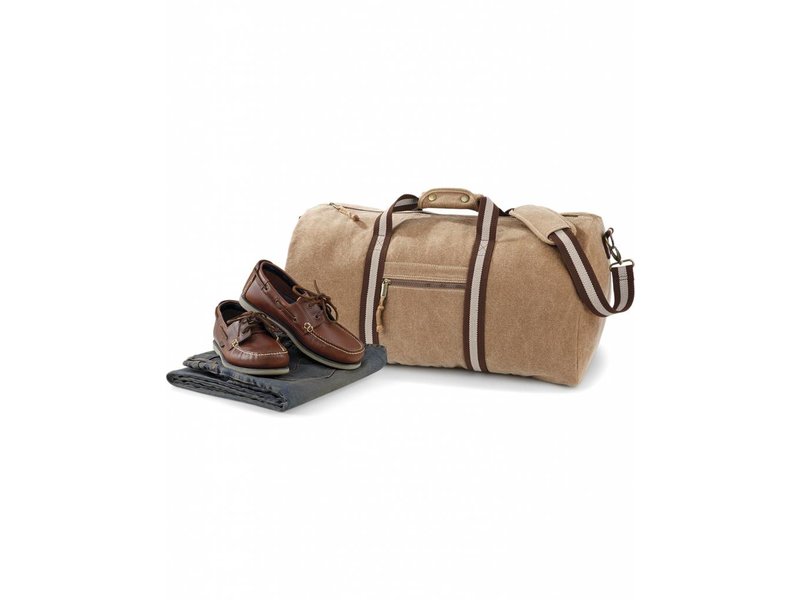 Quadra Desert Canvas Holdall