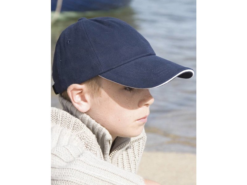 Result Headwear Kids Brushed Cotton Twill Cap