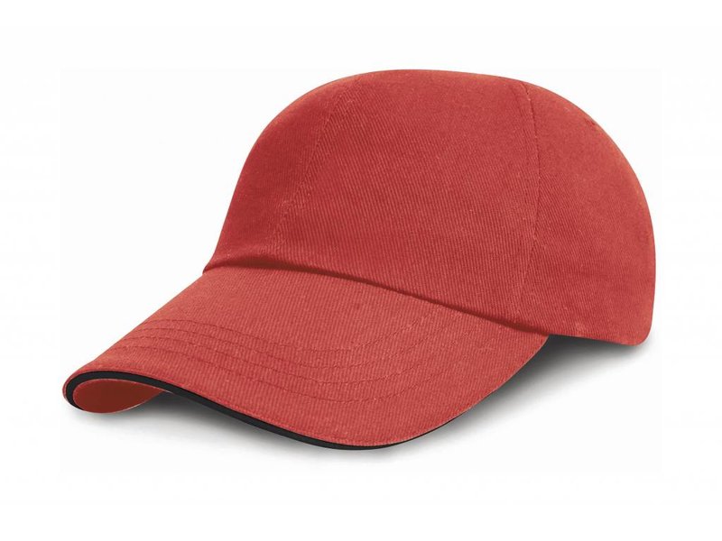 Result Headwear Kids Brushed Cotton Twill Cap