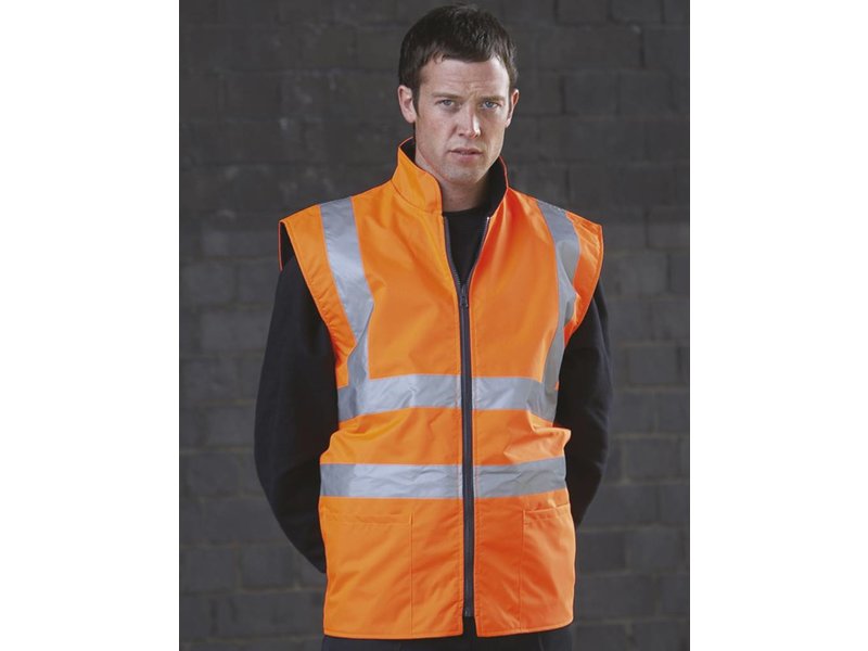 Yoko Hi-Vis Fleece Reversible Bodywarmer