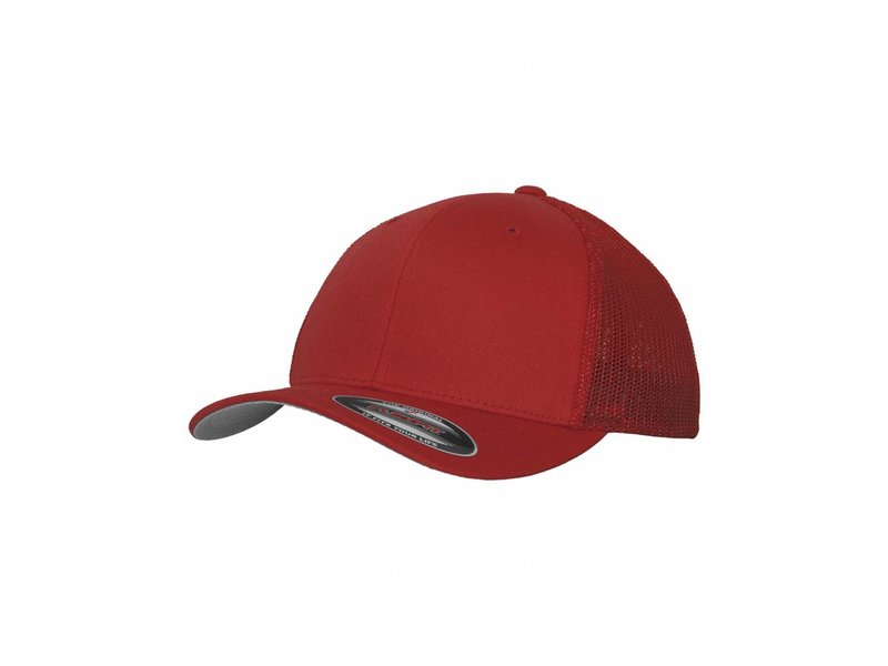 Flexfit Mesh Cotton Twill Trucker Cap