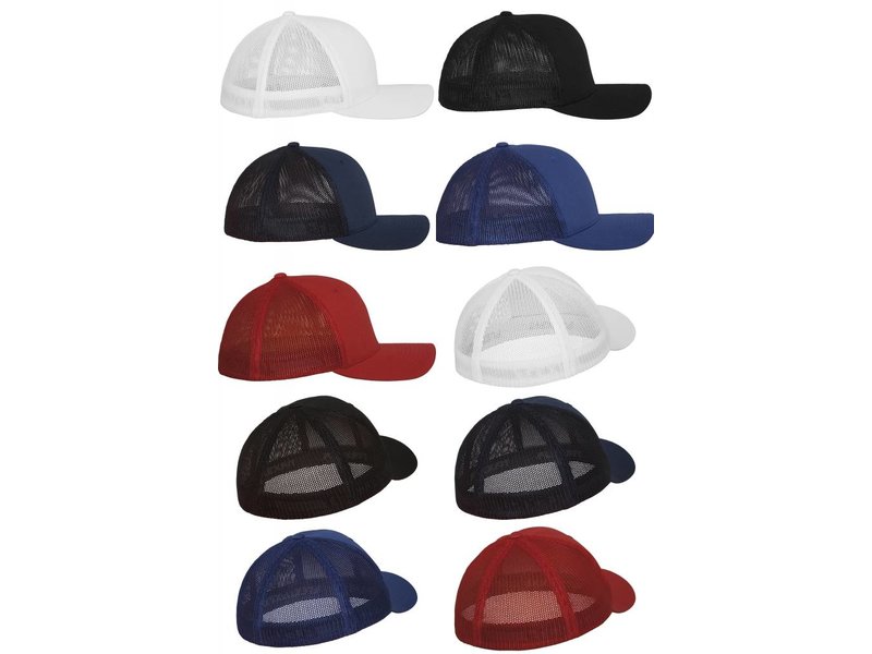 Flexfit Mesh Cotton Twill Trucker Cap