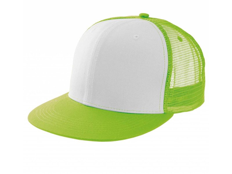 K-UP Trucker Flat Peak Cap - 6 Panels