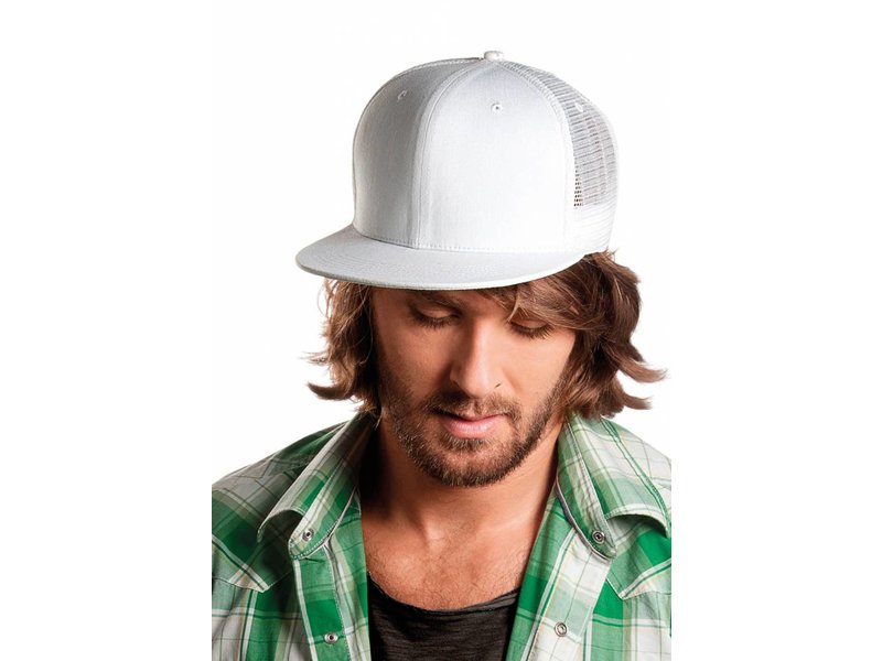 K-UP Trucker Flat Peak Cap - 6 Panels