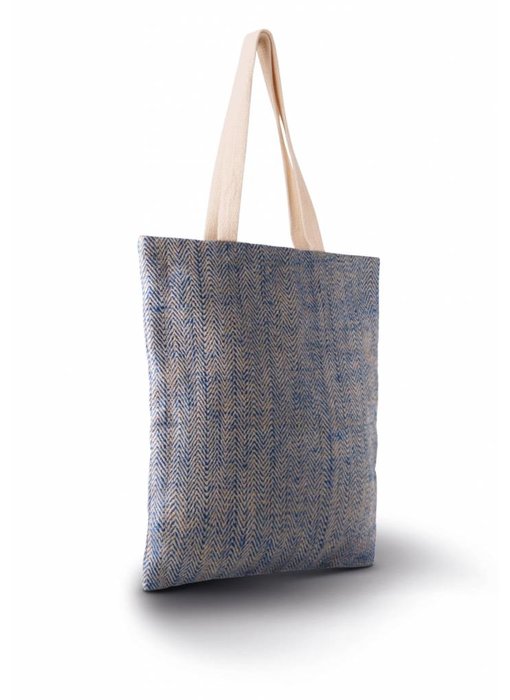 Kimood | KI0226 | 100% natural yarn dyed jute bag