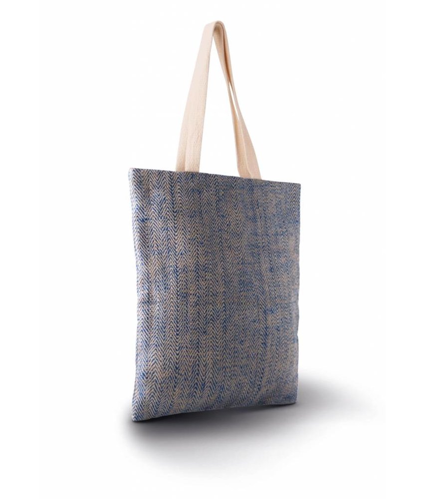 Kimood | KI0226 | 100% natural yarn dyed jute bag
