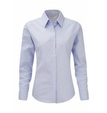 Russell Collection Ladies Oxford Blouse LS