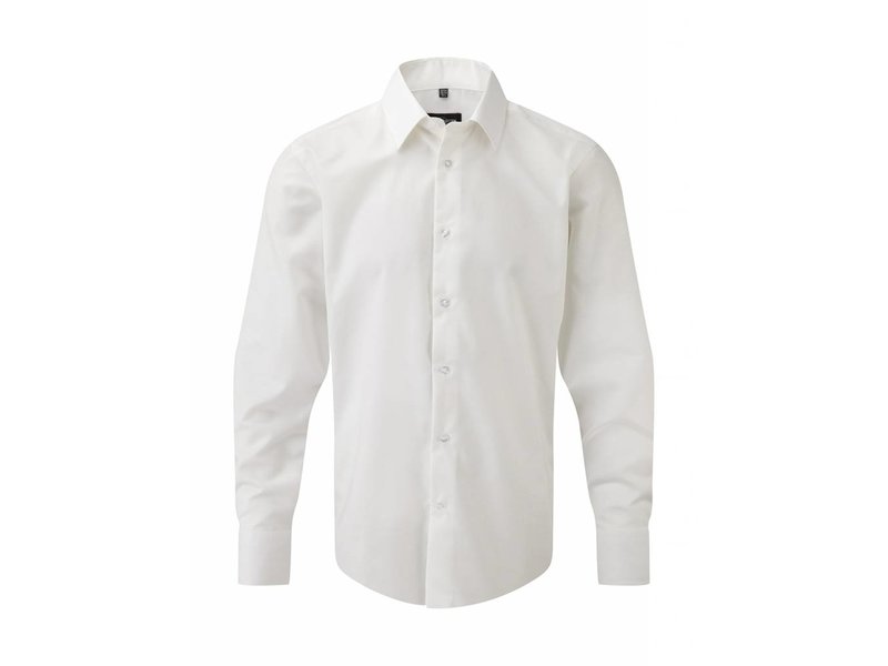 Russell Collection Men's L/SL Oxford Blouse