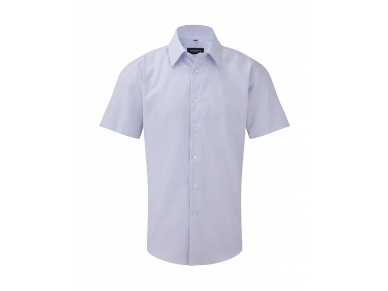 Russell Collection Men's S/SL Oxford Blouse