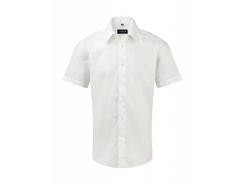 Russell Collection Men's S/SL Oxford Blouse